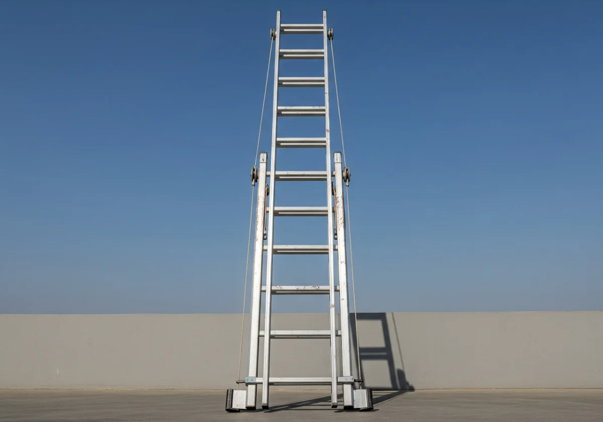 Echelle coulissante, 2 plans, 12 m (6 × 6 m) - thumbnail 3