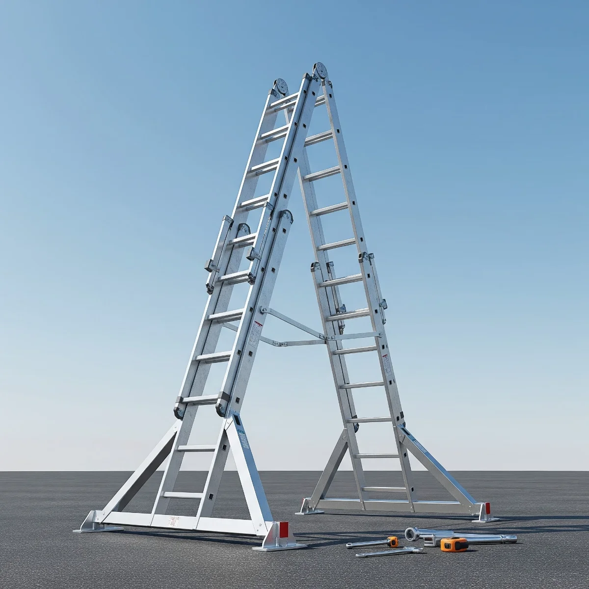 Echelle évasée transformable, (3,5 m × 3,5 m) - thumbnail 3